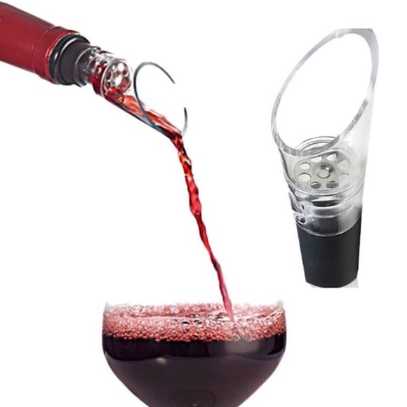 Wine Aerator Pourer Spout 2-in-1 Diffuser Oxygenator and Pouring Dispenser - Picture 1 of 5